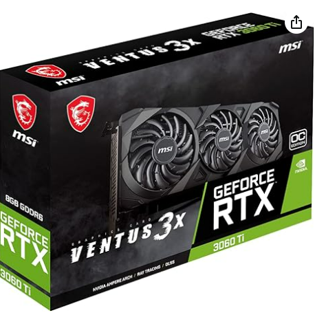 MSI GeForce RTX™ 3060 Ti VENTUS 3X 8G OC LHR – Thermaltake LCGS