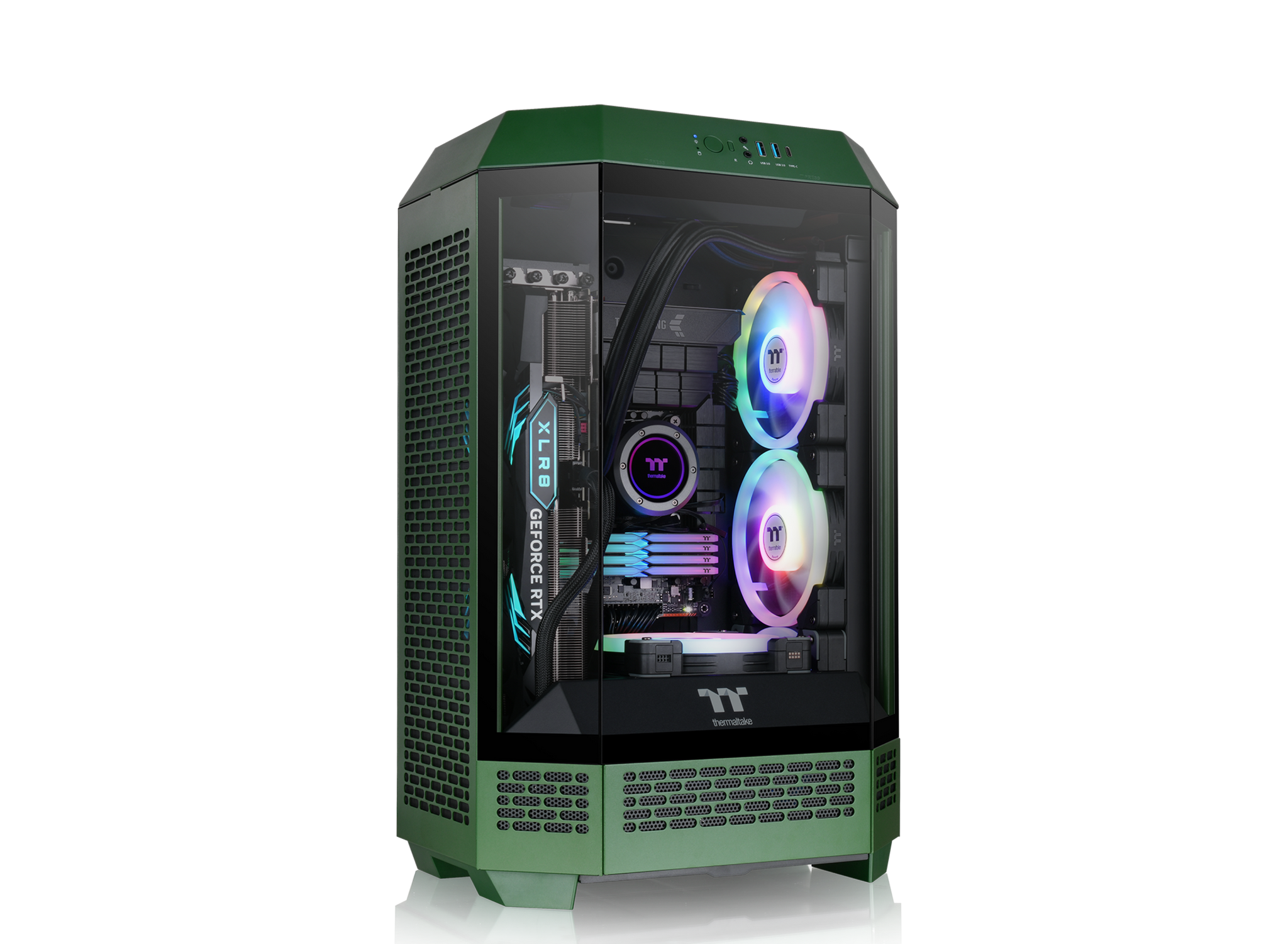 Thermaltake デスクトップ Amazon.com: Thermaltake Arctic i360T R4 AIO Liquid Cooled Gaming